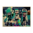 thumbnail image 1 of Póster decorativo de pared con diseño de anime de Splatoons, 29,7 x 42 cm, 1 of 1