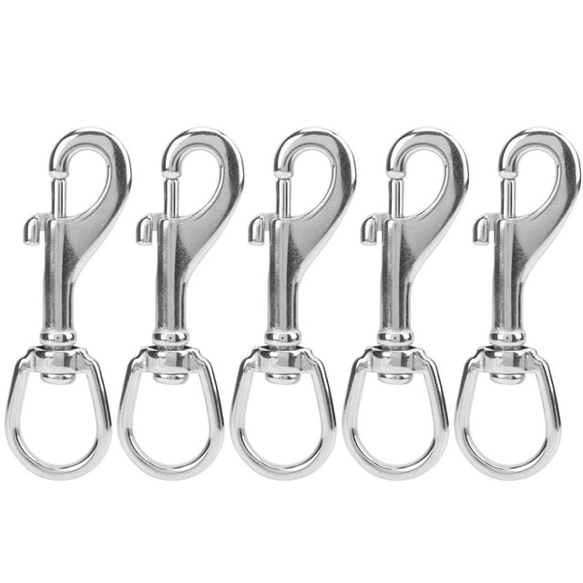 Clip De Presión Con Resorte, Gancho De Seguridad Con Perno De Doble Extremo Práctico Acero Inoxidable Para Productos De Cuero Para Cuerdas De Remolque Para Hardware Marino Para ANGGREK Otros Deportes