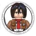 thumbnail image 4 of Ataque a los Titanes WM6148 WM6165 WM6166 Levi Ackerman Eren Mikasa Annie gigante anime ladrillos mini figuras de acción bloques de construcción Regalos, 4 of 5