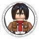 thumbnail image 4 of Ataque a los Titanes WM6148 WM6165 WM6166 Levi Ackerman Eren Mikasa Annie gigante anime ladrillos mini figuras de acción bloques de construcción Regalos, 4 of 5
