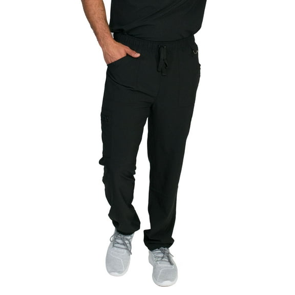Medgear Caspian Men's Scrubs Pants with 9 Pockets and Straight Leg