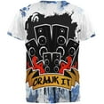 thumbnail image 2 of DJ Crank it to Eleven 11 Super Bass Speakers All Over Mens T Shirt Multi X-LG, 2 of 2