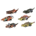 thumbnail image 1 of Realistic Dinosaur Pull Back Car Model Preschool Learning Kids Toy  Gift, 1 of 8