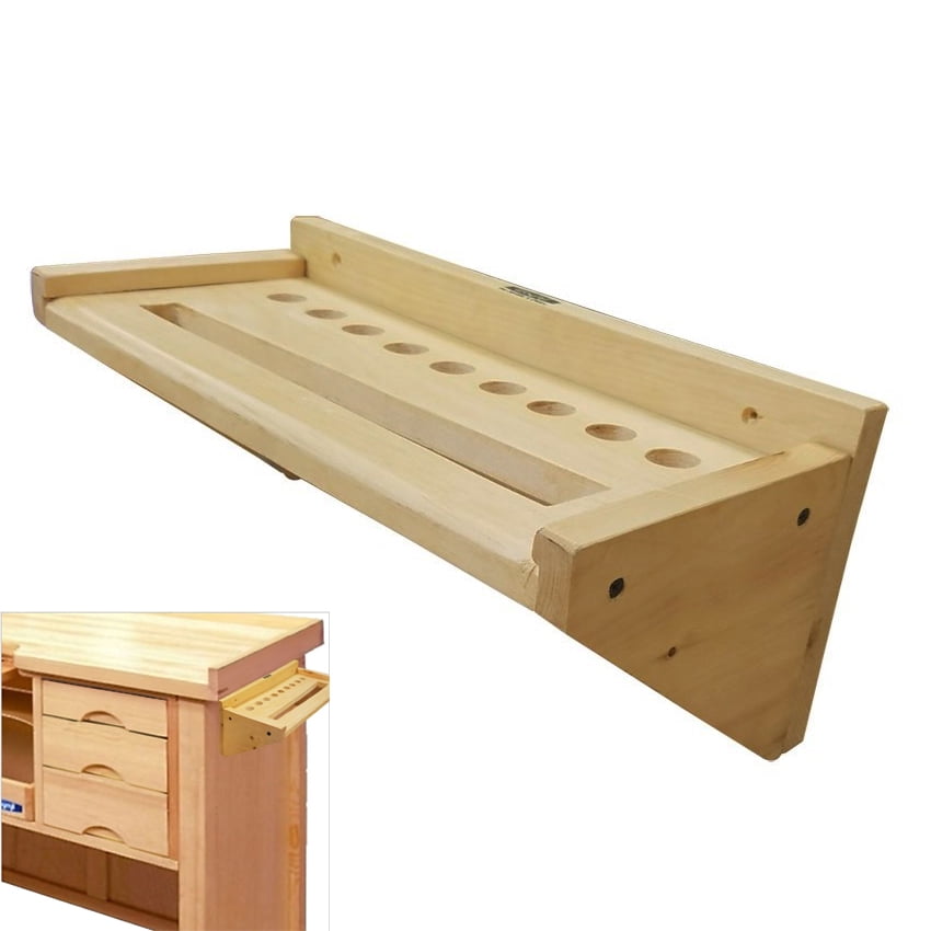 Wood Hammer & Mandrel Rack Jewelry Tools Bench Organizer