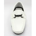 thumbnail image 5 of Boy's White Slip On Loafers Party Shoe By Easystride, 5 of 6