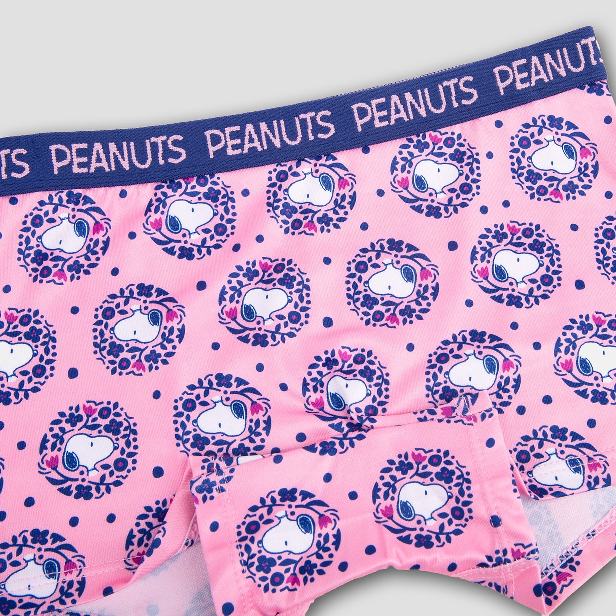 Peanuts Girls Boyshort Character Underwear, 4-Pack, Size 4-10