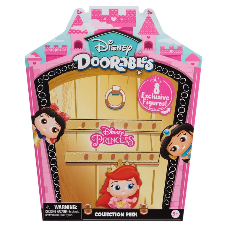Disney Doorables Glitter and Gold Princess Collection Peek, Includes 8  Exclusive Mini Figures, Styles May Vary, Officially Licensed Kids Toys for  Ages 5 Up, Gifts and Presents 