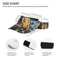 thumbnail image 2 of Bingfone Adjustable Empty Top Sun Visor for Women and Men-Patriotic Bulldog Welcome, 2 of 6