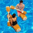 thumbnail image 1 of 2-Piece Inflatable Floating Toys - Water Sports Games - Pool Party - Log Rafts_Perfect Gift, 1 of 5