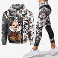 thumbnail image 3 of Sudadera con capucha de Mickey personalizable para mujer, conjunto de pantalones de chándal de Yoga de Mickey, Leggings de Yoga de Disney, chándal de moda, 3 of 4