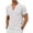 White, variant on Chiccall Linen T Shirts for Men Casual V Neck Beach Vacation Tee Summer Short Sleeve Pullover Tops