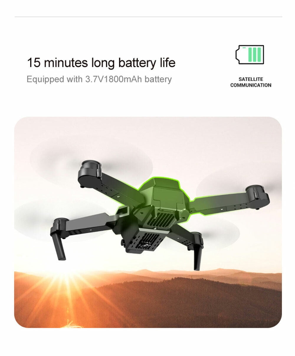 E88 PRO Mini Drone with Camera for Adults，RC Quadcopter Multirotors，Foldable UAV，WiFi HD FPV Live Video，One Key Take Off/Land，Altitude Hold，Headless Mode 360° Flip