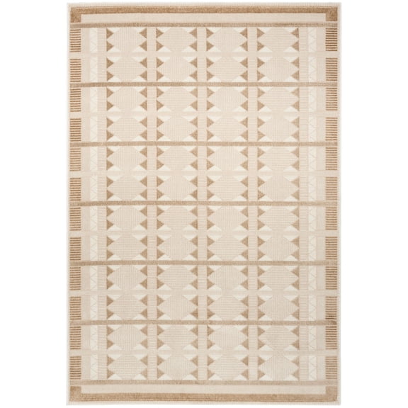 Nourison Nordic 4' x 6' Taupe Modern Indoor Rug