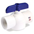 thumbnail image 3 of NDS EBV-1250-T 1-Piece Economy Full Port In-Line Ball Valve 1-1/4 in FIPT 150 psi PVC, 3 of 6