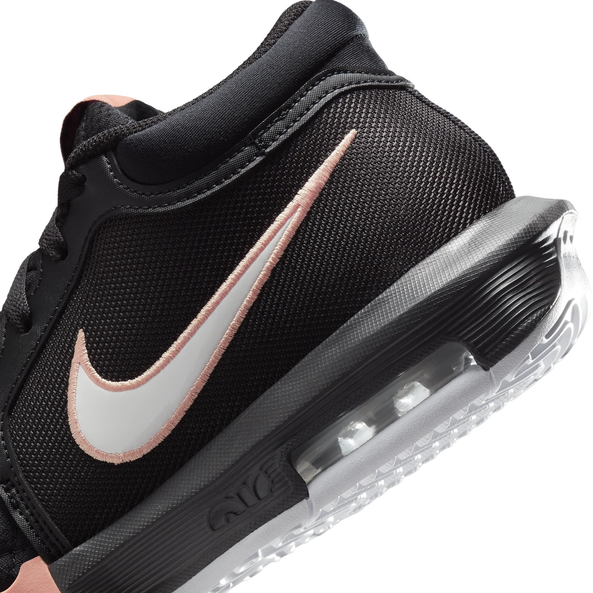 Nike LeBron Witness 8 Black Apricot Agate White HQ2139 001 Men\'s 11 Lebron Witness VIII Basketball Shoes HQ2139-001, Black  main image 4