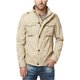 thumbnail image 1 of Chaqueta de Aviador para Hombre Buffalo David Bitton Jimmy Cuello Stand Beige Mediano, 1 of 1