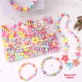 thumbnail image 1 of Educational DIY Bead Craft Kit for Kids Ages 4-6: 24-Grid Spring Blossom Design with 9-Piece Tools Set – Enhance Intelligence, Hand-Eye Coordination & Creativity Through Bracelet and Necklace Making;, 1 of 6