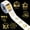Gold, variant on 1000Pcs Clear Christmas Stickers Roll Gold Foil Nativity Scene Stickers Xmas Winter Holiday Round Adhesive Label Sticker Decal for Xmas Envelopes Invitations Cards Gifts Decor, 6 Designs