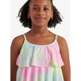thumbnail image 3 of Justice Girls 2 piece Ruffle Tankini Swimsuit, sizes XS-XL, 3 of 6
