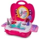 thumbnail image 3 of Kit de maquillaje Pretend Play Toysery para niñas con funda de salón de belleza, 3 of 5