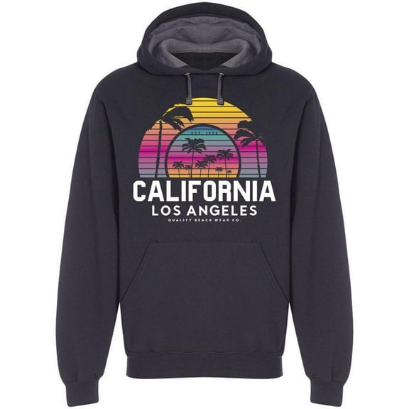 California Amazing Sunset Hoodie Men -Image by Shutterstock, Male 3X-Large