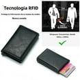 thumbnail image 4 of Aluminum Rfid Wallet Carbon Fiber Card Holder Men Slim Smart Business Credit Card Holder Wallet, 4 of 5