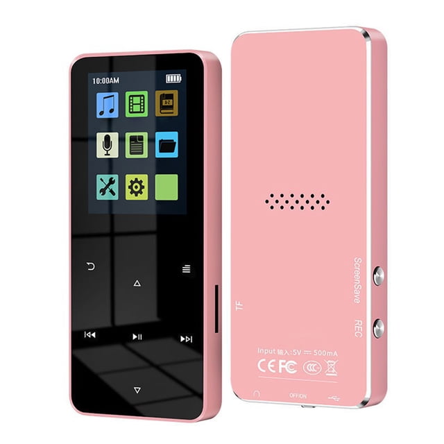 TFT Touch Bluetooth compatible con MP3 MP4 Player FM Video Walkman (Pink With 8G) Likrtyny Accesorios electrónicos