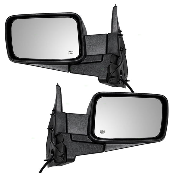Brock Power Mirror for 2006-2010 Commander Heated Manual Fold Set 55396637AD
