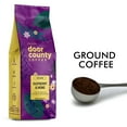 thumbnail image 2 of Door County Coffee Raspberry Almond Flavored Specialty Arabica Coffee, Medium Roast, Ground, 8oz Bag (Spring & Summer Limited Edition), 2 of 5