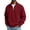 Wine, variant on Annhoo Men Quarter Zip Sweatshirt Stand Collar Long Sleeve Comfy Loose Pullover Casual Vacation Going Out Tops