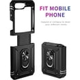 thumbnail image 3 of for Samsung Galaxy Z Flip 5 Case with Hinge Protection and 360°Rotate Ring Magnetic Kickstand, Samsung Z Flip 5 Phone Case for Samsung Galaxy Z Flip 5 5G (Black), 3 of 16
