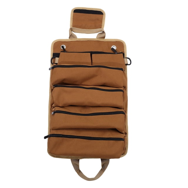WRITWAA Pochette à Outils Robuste Kaki pour Outils Électriques et de Menuiserie de Jardin