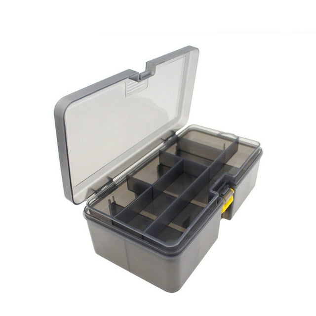 Yuarrent Cajas de aparejos de pesca Accesorio de cebo de hardware multifuncional portátil con kit de herramientas de hebilla Caja de Pescar