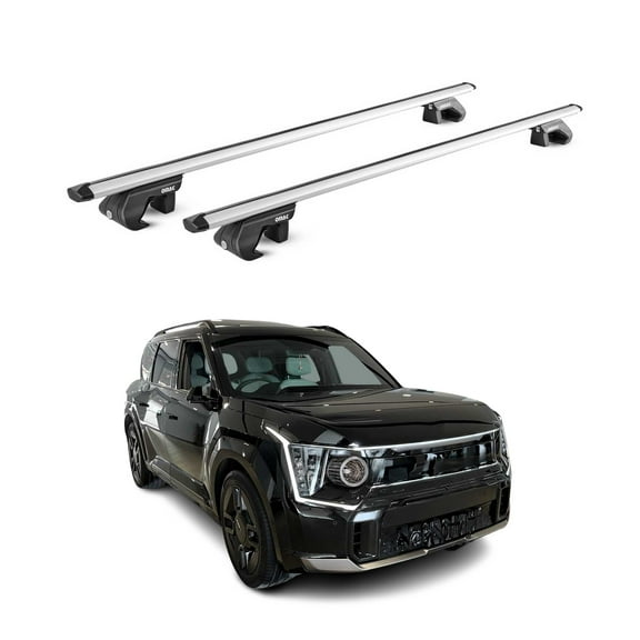 Roof Rack Cross Bars Fits KIA EV9 GT-LINE 2025 Silver Luggage Carrier 2 Pcs