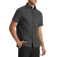 thumbnail image 4 of Lars Amadeus Polka Dots Shirts for Men's Button Short Sleeves Printed Shirts, 4 of 4