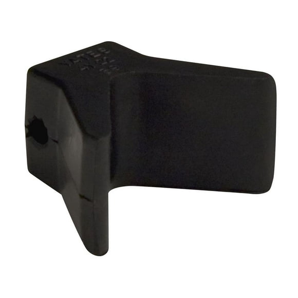 C.E. Smith Trailer Boat Bow Stop 29552 2 Inch Length x 2 Inch Width; Black; Rubber; Single; 4 Inch Span; 3/8 Inch Bolt