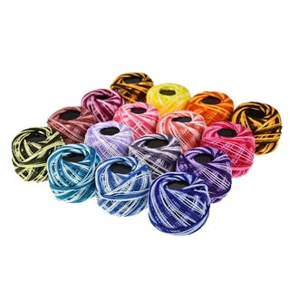 Mini Skater Rainbow Color Embroidery Floss Sewing Threads Soft Cotton Cross Stitch Floss Threads for Art Crafts Projects Gift