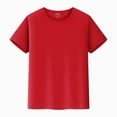 thumbnail image 2 of TOWED22 Boys Short Sleeve Tee Shirts 5-14 Years Crew Neck T-Shirts Funny Graphic Summer Tops(Red,9-10 Y), 2 of 8