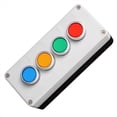 thumbnail image 4 of Interruptor de Botón Momentáneo Impermeable con Reinicio Automático, Parada de Emergencia, Caja de Control Industrial., 4 of 6