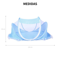 thumbnail image 3 of Cuna Moisés Plegable Portátil Mosquitero Bebe Colchon Pitipa JL107, 3 of 5