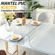 thumbnail image 2 of Mantel Protector De Mesa Transparente De PVC 90×160cm, Mantel para Mesa Rectangular Resistentes al Agua y al Aceite, Manteles de Plastico para Mesas de Comedor, Café y Escritorios, 2 of 7