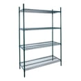 thumbnail image 1 of Anaquel Metálico Industrial De Acero 4 Niveles 122 x 45 x 182 cm, 1 of 3