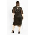 thumbnail image 2 of Avenue Women's Plus Size Julia Plisse Dress, 2 of 2