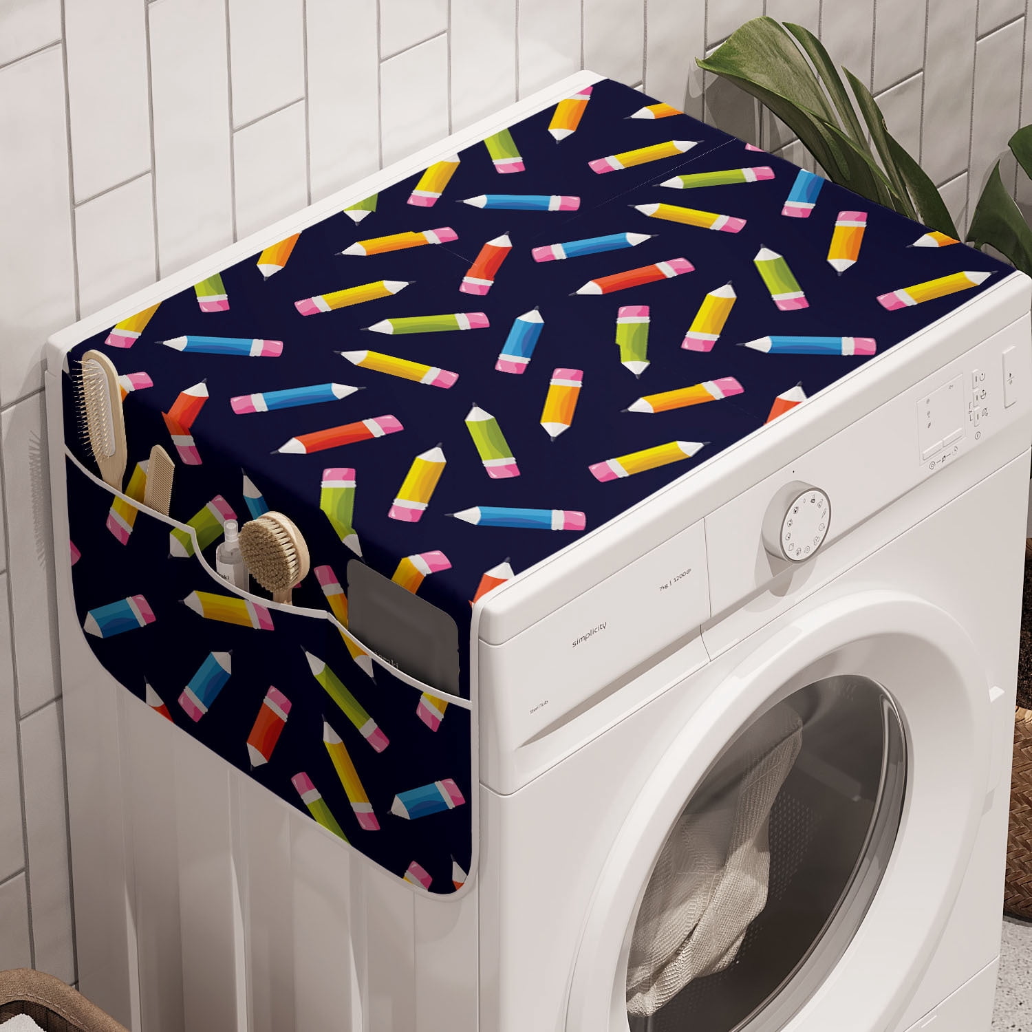 colorful washer and dryer