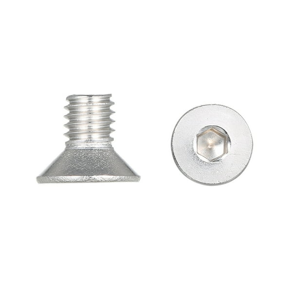 DIN7991 304 Tornillos Allen Tornillos hexagonales de acero inoxidable Tornillo hexagonal M6 * Romacci Tornillo