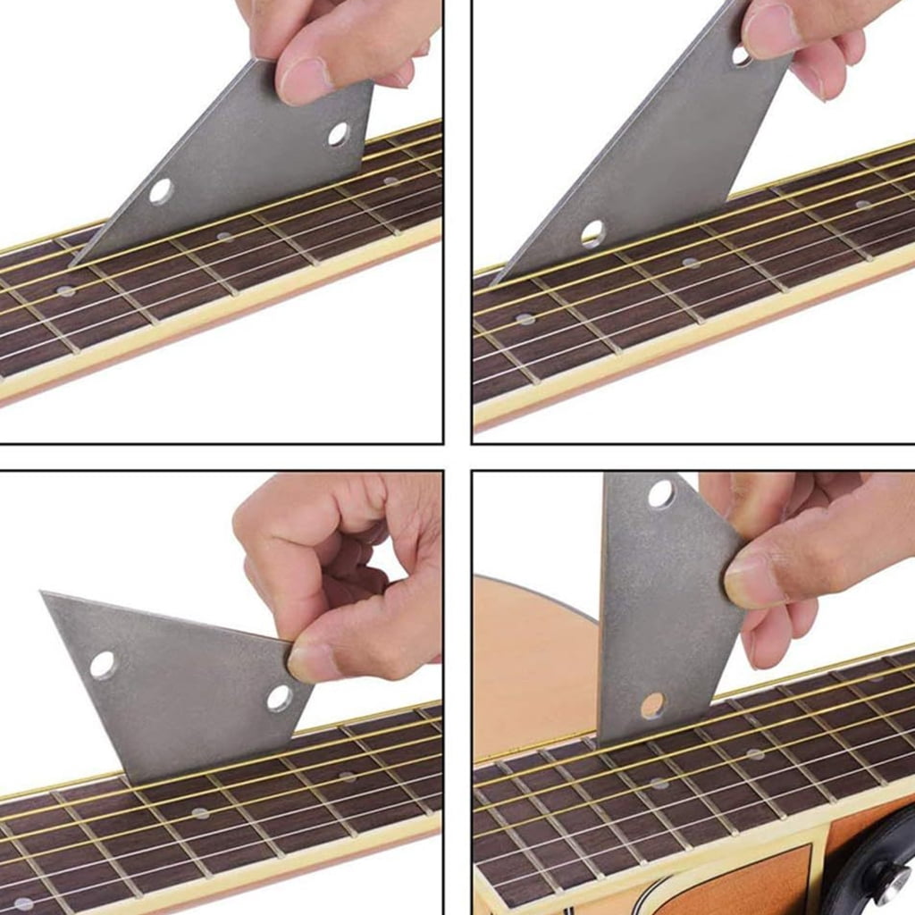 Portable Guitar Setup Tool Fretboard Radius Gauge Easy to Use Guitar Accessories Metal Texture for Easy Adjustments