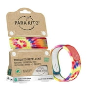 PARA'KITO Refillable Mosquito Repellent Bracelet - Tie Dye, DEET-Free