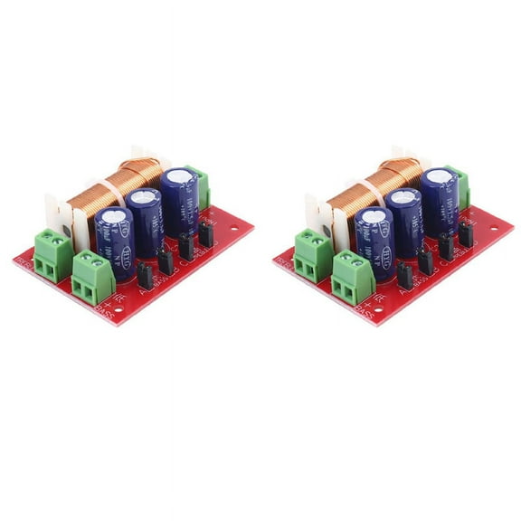 2X 400W Speaker Crossover 2 Way High-Low 4-16 Ohm Frequency Divider for Speaker