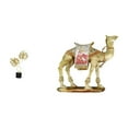 thumbnail image 1 of Conjunto de estatuas de hojas: estatua de camello, estatua de animal de resina, figura de escritorio. Materiales únicos, ideales para la decoración de, 1 of 8