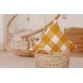 thumbnail image 6 of 20" x 20" Simply Daisy Buffalo Plaid Polyester Indoor/Outdoor Pillow, Golden Mustard Qty 1, 6 of 6